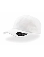 Atlantis Dad Hat aus 100% Baumwolle mit Messingschnalle, Black One Size, AT409 – White