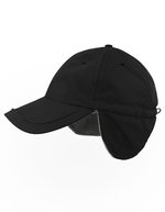Atlantis Recycelte Wintermütze mit Ohrenklappen, Black One Size, AT417 – Bild 2