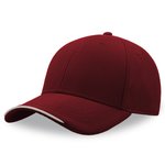 Atlantis Estoril Cap aus recyceltem Polyester, Black One Size, AT422 – Bild 3