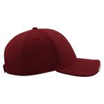 Atlantis Estoril Cap aus recyceltem Polyester, Black One Size, AT422 – Bild 5