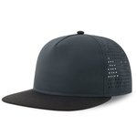 Atlantis Nachhaltige Bank Five Cap Recycled, Black/Black One Size, AT424 – Bild 3