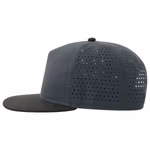 Atlantis Nachhaltige Bank Five Cap Recycled, Black/Black One Size, AT424 – Bild 5