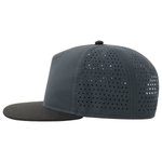 Atlantis Nachhaltige Bank Five Cap Recycled, Black/Black One Size, AT424 – Bild 5