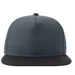 Atlantis Nachhaltige Bank Five Cap Recycled, Black/Black One Size, AT424 – Bild 7