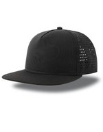 Atlantis Nachhaltige Bank Five Cap Recycled, Black/Black One Size, AT424 – Bild 2