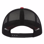 Atlantis Recycelte Canvas Cap mit gebogenem Schirm, Black/Grey One Size, AT426 – Bild 4