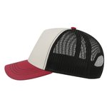 Atlantis Recycelte Canvas Cap mit gebogenem Schirm, Black/Grey One Size, AT426 – Bild 5
