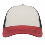 Atlantis Recycelte Canvas Cap mit gebogenem Schirm, Black/Grey One Size, AT426 – Bild 7