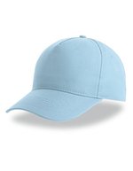 Atlantis Recycelte Baseballkappe mit 5 Segmenten, Black One Size, AT428 – Light Blue
