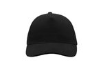 Atlantis Liberty Five Buckle Cap aus Baumwolle, Black One Size, AT501 – Bild 3