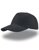 Atlantis Liberty Five Buckle Cap aus Baumwolle, Black One Size, AT501 – Bild 2