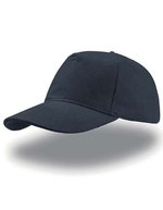 Atlantis Liberty Five Buckle Cap aus Baumwolle – Navy