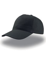 Atlantis Start Five Cap aus 100% Baumwolle, Black One Size, AT502 – Bild 2