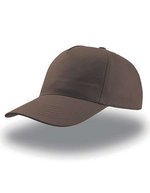 Atlantis Start Five Cap aus 100% Baumwolle, Black One Size, AT502 – Brown
