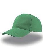 Atlantis Start Five Cap aus 100% Baumwolle, Black One Size, AT502 – Green