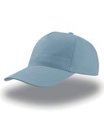 Atlantis Start Five Cap aus 100% Baumwolle, Black One Size, AT502 – Light Blue