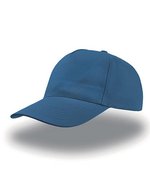 Atlantis Start Five Cap aus 100% Baumwolle, Black One Size, AT502 – Royal