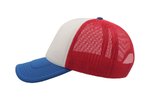Atlantis Strukturierte Rapper Cap mit PVC-Verschluss, Black/Black One Size, AT505 – Bild 5