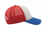 Atlantis Strukturierte Rapper Cap mit PVC-Verschluss, Black/Black One Size, AT505 – Bild 6