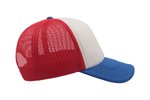 Atlantis Strukturierte Rapper Cap mit PVC-Verschluss, Black/Black One Size, AT505 – Bild 6