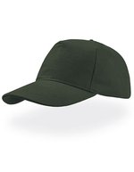 Atlantis Liberty Five Cap aus Baumwoll-Twill, Black One Size, AT506 – Bottle Green