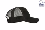 Atlantis Cap Rapper Destroyed avec détails en mesh, Black/Black One Size, AT510 – image 6