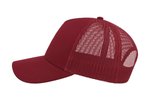 Atlantis Rapper Baumwollcap mit Mesh-Design, Black/Black One Size, AT511 – Bild 5