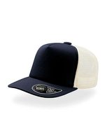 Atlantis Record Trucker Cap mit PVC-Verschluss, Black One Size, AT515 – Navy