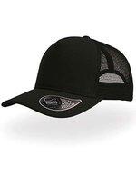 Atlantis Rapper Jersey Cap mit PVC-Verschluss – Black