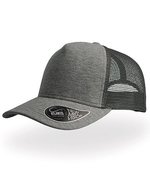 Atlantis Rapper Jersey Cap mit PVC-Verschluss – Dark Grey