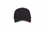 Atlantis Start Five Italia Cap aus Baumwolle, Black One Size, AT519 – Bild 3