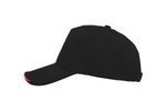 Atlantis Start Five Italia Cap aus Baumwolle, Black One Size, AT519 – Bild 5