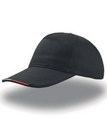Atlantis Start Five Italia Cap aus Baumwolle, Black One Size, AT519 – Bild 2