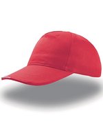 Atlantis Start Five Italia Cap aus Baumwolle, Black One Size, AT519 – Red