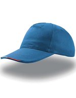 Atlantis Start Five Italia Cap aus Baumwolle, Black One Size, AT519 – Royal