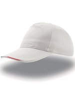Atlantis Start Five Italia Cap aus Baumwolle, Black One Size, AT519 – White