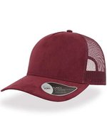 Atlantis Rapper Suede Cap mit Mesh-Detail, Beige One Size, AT523 – Borgogna