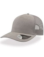 Atlantis Rapper Suede Cap mit Mesh-Detail, Beige One Size, AT523 – Grigio