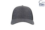 Atlantis Rapper Melange Cap mit Mesh-Detail, Brown One Size, AT524 – Bild 3