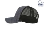 Atlantis Rapper Melange Cap mit Mesh-Detail, Brown One Size, AT524 – Bild 5