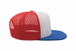 Atlantis Snap 90S Cap with Mesh Back, Black/Black One Size, AT525 – image 6