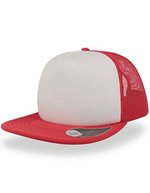 Atlantis Snap 90S Cap mit Mesh-Rückenteil – White/Red