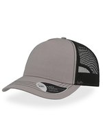 Atlantis Rapper Canvas Cap mit Mesh-Detail – Grey/Black
