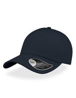 Atlantis Sportkappe aus Baumwolltwill mit Schirm, Black One Size, AT528 – Navy