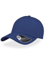 Atlantis Sportkappe aus Baumwolltwill mit Schirm, Black One Size, AT528 – Royal