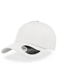 Atlantis Sportkappe aus Baumwolltwill mit Schirm, Black One Size, AT528 – White
