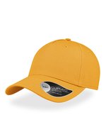 Atlantis Sportkappe aus Baumwolltwill mit Schirm, Black One Size, AT528 – Yellow