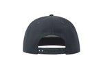 Atlantis Snap Five-S Cap aus recyceltem Polyester, Black One Size, AT530 – Bild 4