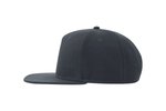 Atlantis Snap Five-S Cap aus recyceltem Polyester, Black One Size, AT530 – Bild 5