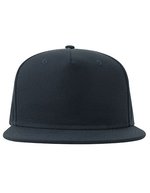 Atlantis Snap Five-S Cap aus recyceltem Polyester, Black One Size, AT530 – Navy
